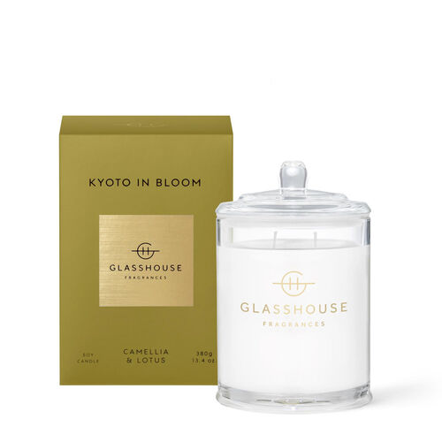 Glasshouse Fragrances Kyoto In Bloom Soy Candle 380g